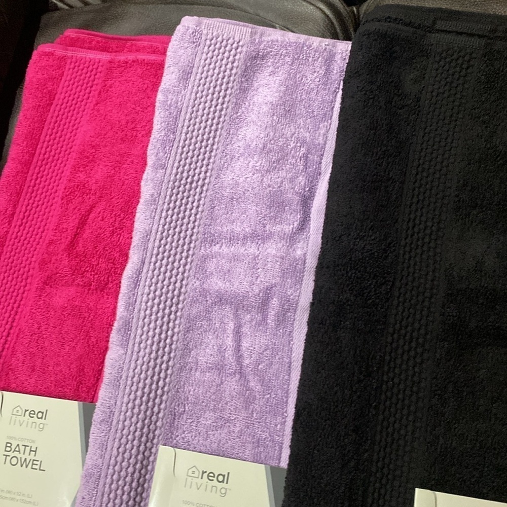 Colorful Bath Towel Bundle NWT Home Shower Bathroom